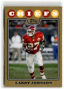 2008 Topps #95 Larry Johnson Gold #/2008 A1233 - Picture 1 of 2