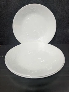 Lot Of 3 Corelle Cherish Bread Side Dessert Plate 6-3/4” Embossed CLEAN - Picture 1 of 9