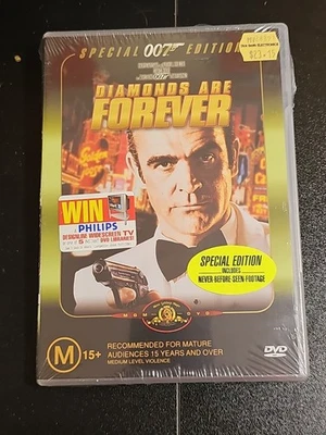 Diamonds Are Forever: Special Edition DVD NEW & SEALED Region 4 - James Bond 007 - image 1 of 2
