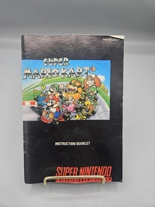 Super Mario Kart (Super Nintendo SNES, 1992) ☆ MANUAL ☆ - Picture 1 of 2