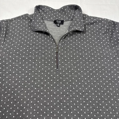 SUÉTER 1/4 CREMALLERA MUJER 2X Pullover Sudadera GRIS Lunares Plus JNY Foto 1 de 4