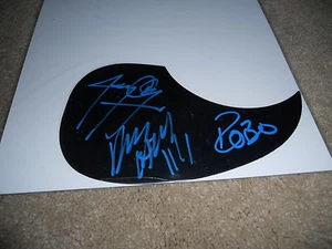 Golpeador de guitarra acústica firmado autografiado Misfits Jerry Dez Robo x3 #1 - Imagen 1 de 1