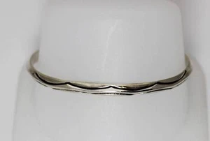 Handgefertigtes Sterling Armreif Armband Indianer Navajo Douglas Etsitty -1476 - Bild 1 von 7