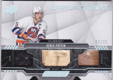 19-20 Upper Deck Engrained Denis Potvin /25 Complete Sticks Tape Shaft + 2019