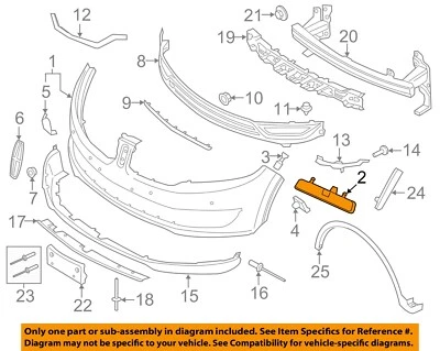 Parrilla de parachoques delantero izquierda Lincoln FORD OEM MKX FA1Z17C947B Foto 1 de 2