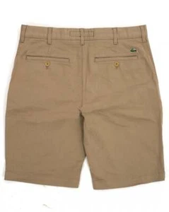 Lacoste Slim Fit Stretch Cotton Chino Shorts Dark Sand - Picture 1 of 2