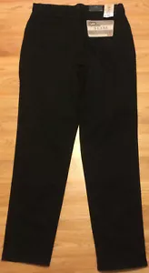 Neu Lee Slim Stretch Jeans Damen 16 lang schwarz Neu mit Etikett untere Leibhöhe spitz zulaufendes Bein - Bild 1 von 6