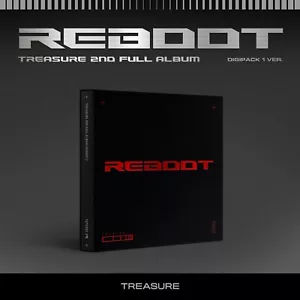 TREASURE 2nd Full Album REBOOT Digipack Random Ver. CD+Booklet+P.Card+F.Poster - Foto 1 di 2