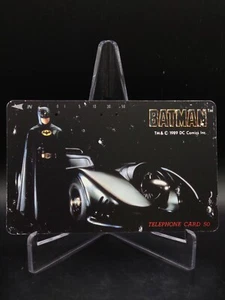 BATMAN 1989 Michael Keaton Japanese Used telephone card vintage PHONE CARD C799 - Picture 1 of 8