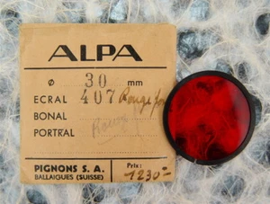 Alpa 30mm #407 Rotfilter für Zoomar, Kilfitt 40mm f2,8 ...... LN - Bild 1 von 2