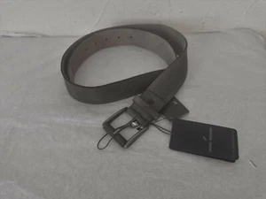 Daniel Hechter - Cinturón de Piel Flexible - Talla 95 - Gris - Nueva - Imagen 1 de 6