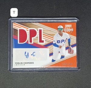 2020 Elite Extra Edition Yoelin Cespedes #DMC-YC Memorabilia Autograph 135/149