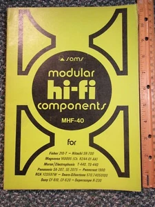 Sams Photofact Modular HI-FI Series MHF-40 ~ Aug. 1973~ Sony Magnavox RCA Fisher - Picture 1 of 3