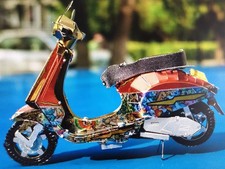 3D Metal VESPA Primavera 150 DIY Laser Cut Colourful Model Adult Puzzle Scooter