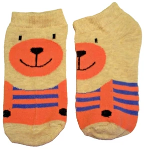 HAPPY SMILING DOG Women Fun Casual Novelty No-Show Ankle Socks 9-11 - Picture 1 of 12