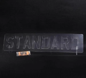 x25 Clear DRY Number Plate Size Acrylic Sheets Blanks No Adhesive For Sign Use - Picture 1 of 6