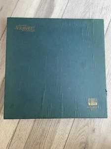 1977 SCRABBLE DELUXE EDITION SELCHOW RIGHTER TURNTABLE BOARD GAME COMPLETE - Picture 1 of 17