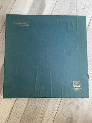 1977 SCRABBLE DELUXE EDITION SELCHOW RIGHTER TURNTABLE BOARD GAME COMPLETE - Image 1 of 4