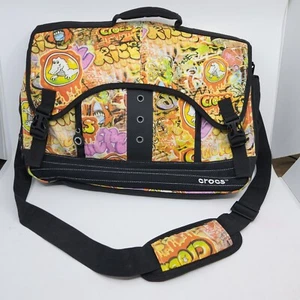 CROCS Computer Book Bag Messenger Bag Laptop Tablet Travel Adjustable Strap - Picture 1 of 20