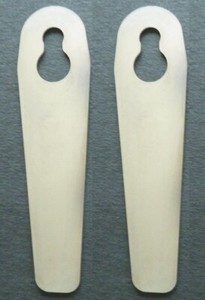 Verbesserte Gartenmeister/Einhell Ersatzmesser für Rasentrimmer aus Metall