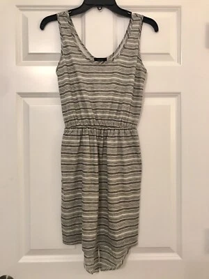 BARNEYS New York Women’s Super Soft Gray Stripe Dress, Size XS - Image 1 of 4