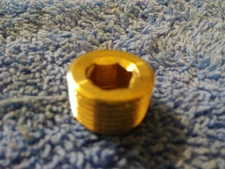 Brass 3/8" Hex Socket Head Plug Yellow Brass