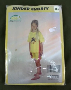 Pijama corto brazo corto caballo algodón amarillo naranja talla 104 - Imagen 1 de 3