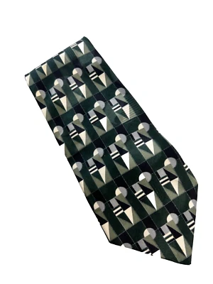 Corbata Don Loper Beverly Hills 100 % seda italiana 3,75" X 57" Foto 1 de 4