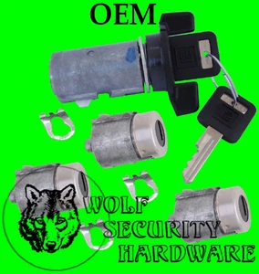 Yukon Blazer Suburban 92-94 Ignition Switch Cylinder Door & Rear Lock Set GM Key - Bild 1 von 2