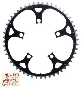 ORIGIN8 RAMPED 110mm 5-BOLT 50T BLACK ALLOY BICYCLE CHAINRING
