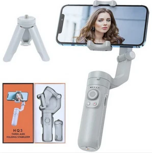 Foldable Handheld Three-axis Gimbal Stabilizer Anti-shake For Phone HQ3 USB31 - Picture 1 of 7