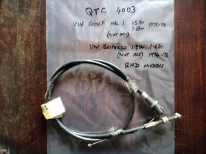 ACELERADOR/CABLE ACELERADOR - SE ADAPTA A: VOLKSWAGEN GOLF MK1 Y SCIROCCO (1974-78) - Imagen 1 de 4