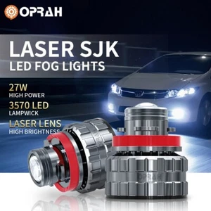 2x H11 H7 9006 LED Láser Faro Bombilla Blanco Proyector Luces Antiniebla Super Brillante - Imagen 1 de 17
