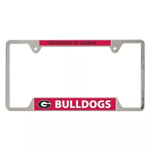 Georgia Bulldogs Chrome License Plate Frame - Picture 1 of 1