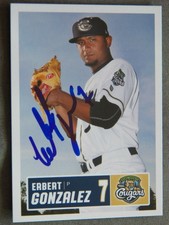 Eabert Gonzalez Signed 2018 Kane County Cougars Auto Card Arizona Diamondbacks