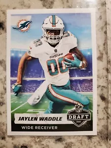 Jaylen Waddle 2021 Panini NFL Sticker Card Collection RC #34 Draft Sticker MINT - Picture 1 of 2