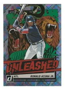2021 Donruss Unleashed Diamond Ronald Acuna Jr. - Picture 1 of 1