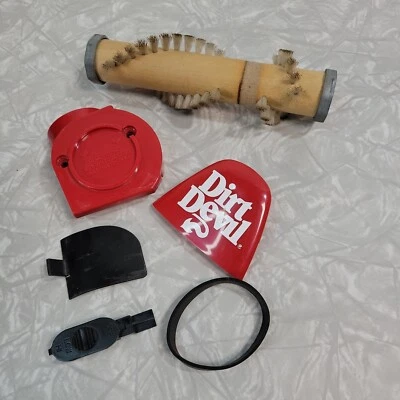 Vintage Royal Dirt Devil 08230 Mixed Parts Lot Beater Belt Switch Cover etc - Image 1 of 2