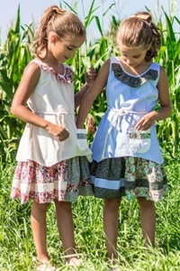 The Silly Sissy Toddlers & Girls Boho Patchwork-Layers Dress  - Picture 1 of 3