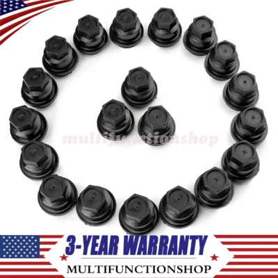 20 PIEZAS APTO PARA CHEVROLET S10 BLAZER GMC JIMMY SONOMA TAPA TUERCA NEGRA Foto 1 de 4