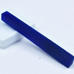 Zaffiro grezzo blu 62,45 carati naturale non tagliato grezzo CERTIFICATO pietra preziosa sfusa - Foto 1 di 12