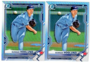 2021 Bowman Chrome Draft GUNNAR HOGLUND ROOKIE REFRACTOR! #BDC-78 - Picture 1 of 1