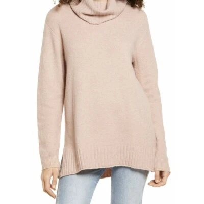 Nordstrom BP. Women’s Longline Turtleneck Pink Sweater Size S NWT - Image 1 of 4