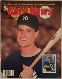Baseball Card News Magazine Kevin Maas Cover Vol. 10 No. 1 Jan 7, 1991