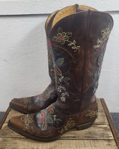 Old Gringo Boots Womens 9B Floral Snip Toe Western Cowboy Vaquero - Picture 1 of 10