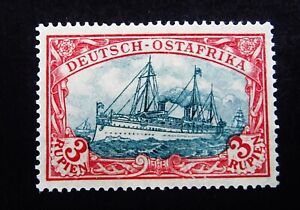 nystamps German East Africa Stamp # 41 Mint OG H Signed             A26y1194