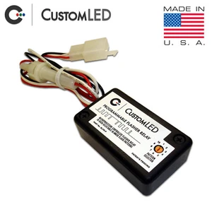 Programmable LED Flasher Relay 10 Patterns Strobes ELFR-P OEM Connector blinker - Picture 1 of 5