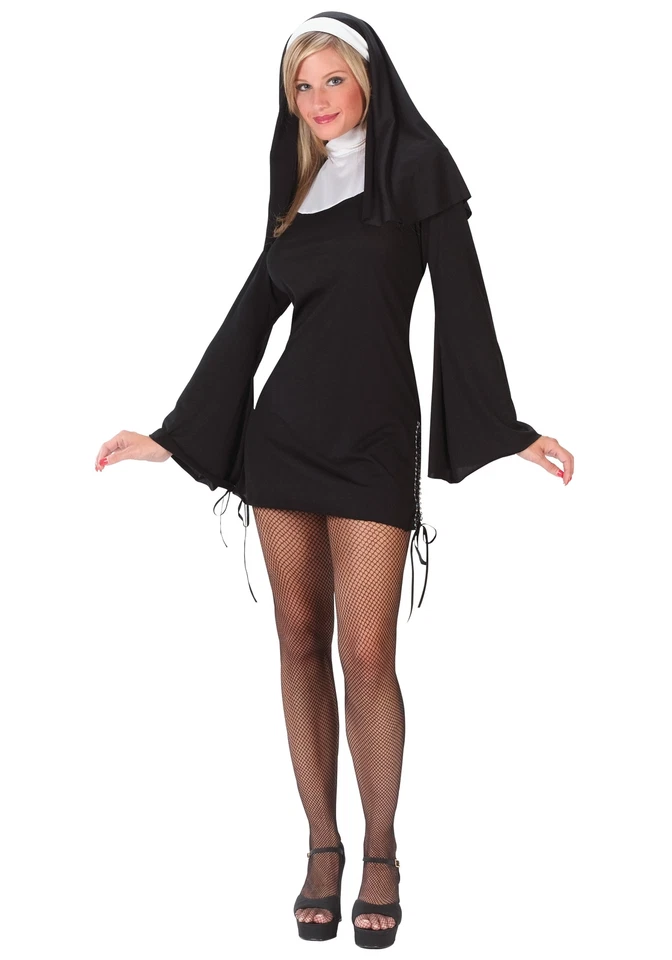 Adult Naughty Nun Costume FunWorld 9957