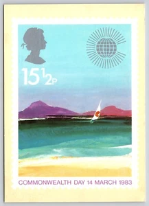 Postal Día de la Commonwealth 14 de marzo de 1983 Royal Mail Stamp Art por Stafford Cliff - Imagen 1 de 2