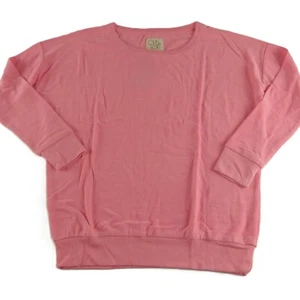 Chaser Rundhalsausschnitt Strick Top Damen Gr. Medium Flamingo leichter Pullover - Bild 1 von 7